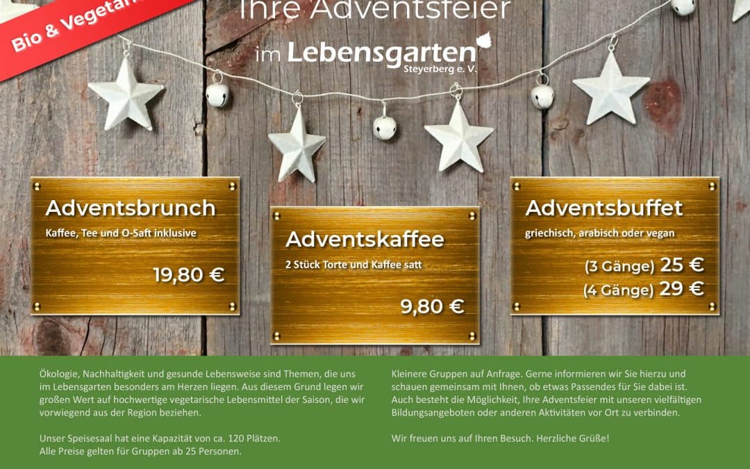 Advent im Lebensgarten